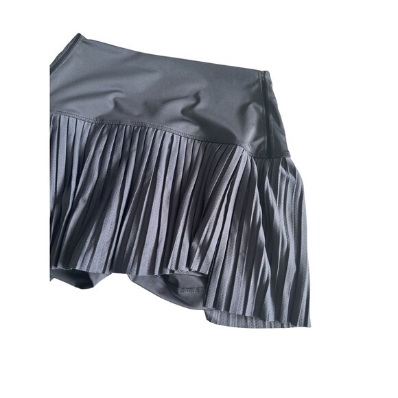 LUCKY IN LOVE X Bethanie Mattek Sands Court Worn Gray Tiered Tennis Skort Size M - Picture 7 of 8